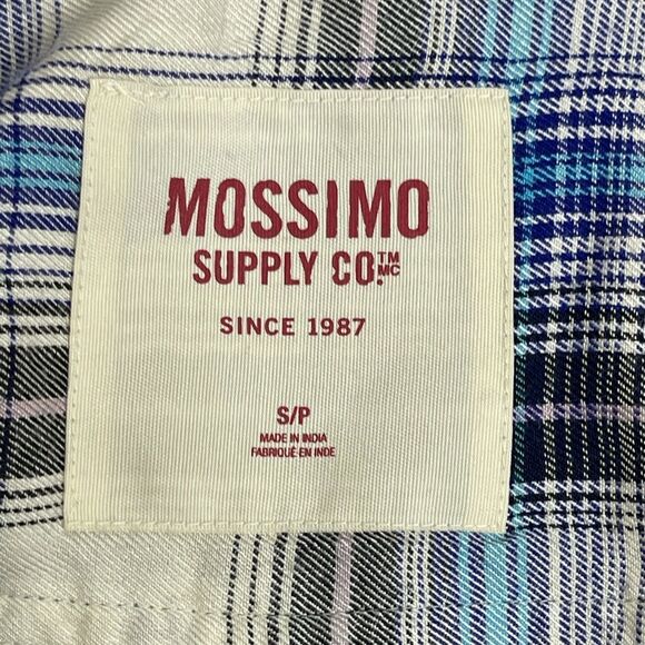MOSSIMO plaid shirt Size Small NWT  Button down - Picture 4 of 14